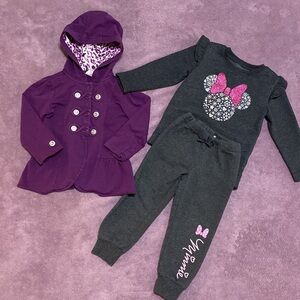 🔥4/20! 2 Jackets and sweatpants bundle. Size 2T